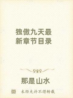 獨(dú)傲九天最新章節(jié)目錄