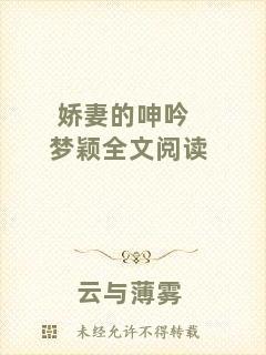 嬌妻的呻吟夢穎全文閱讀